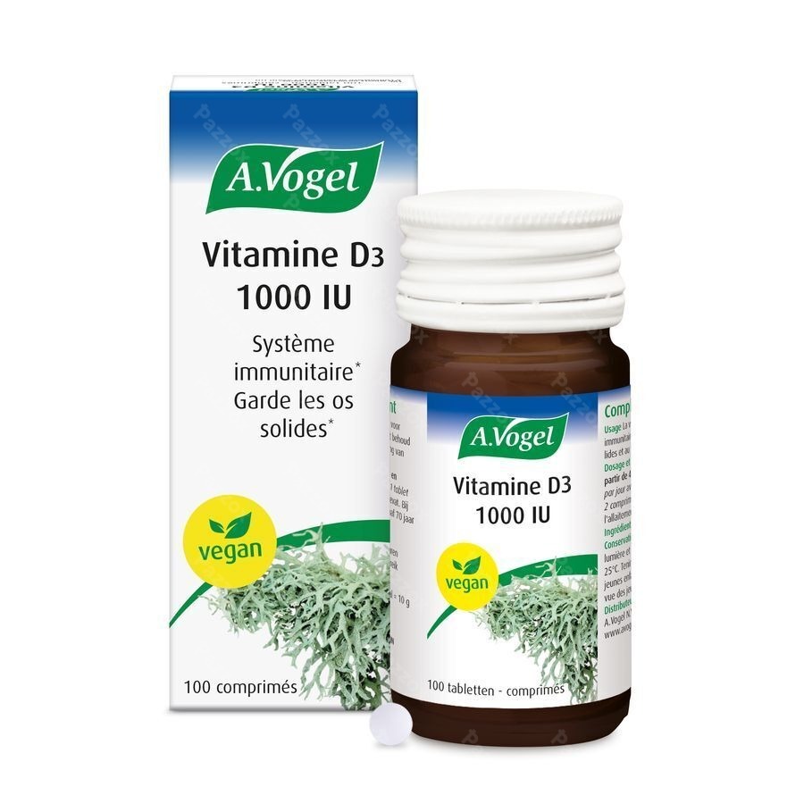 A.Vogel Vitamine D3 100 Comprimés