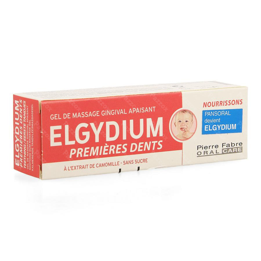Elgydium Premieres Dents Gel Tube 15ml Pazzox Pharmacie En Ligne