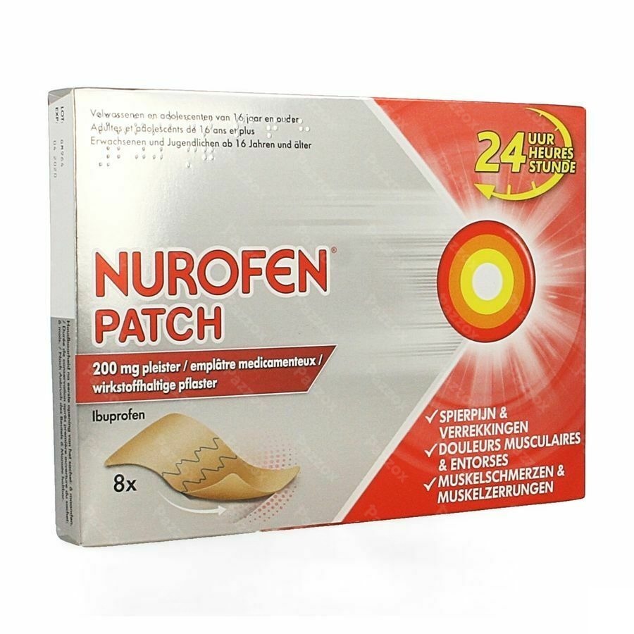 Nurofen Patch 200mg Emplatre 8