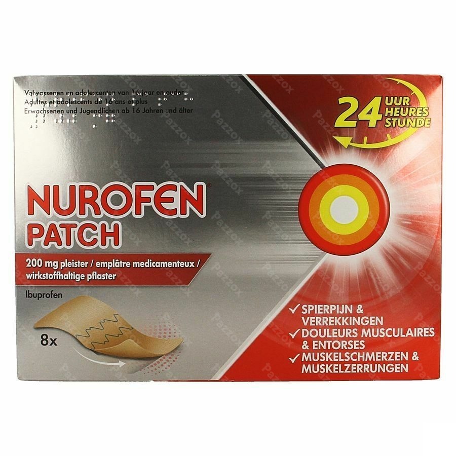 Nurofen Patch 200mg Emplatre 8