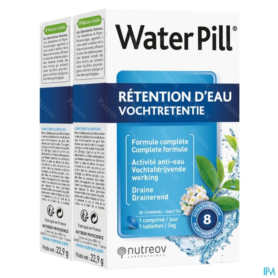 Waterpill Retention Eau Duo Comp 2 X 30 Blister