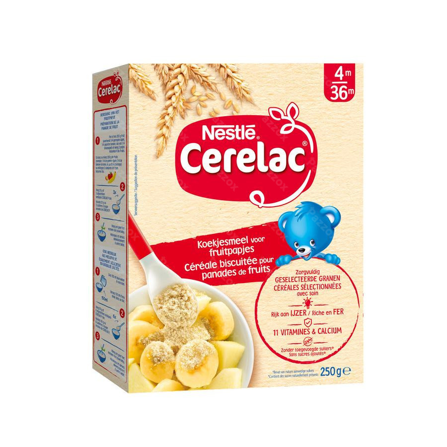 Nestlé Cerelac Céréales Biscuit Miettes Bébé 4+ Mois - Pazzox