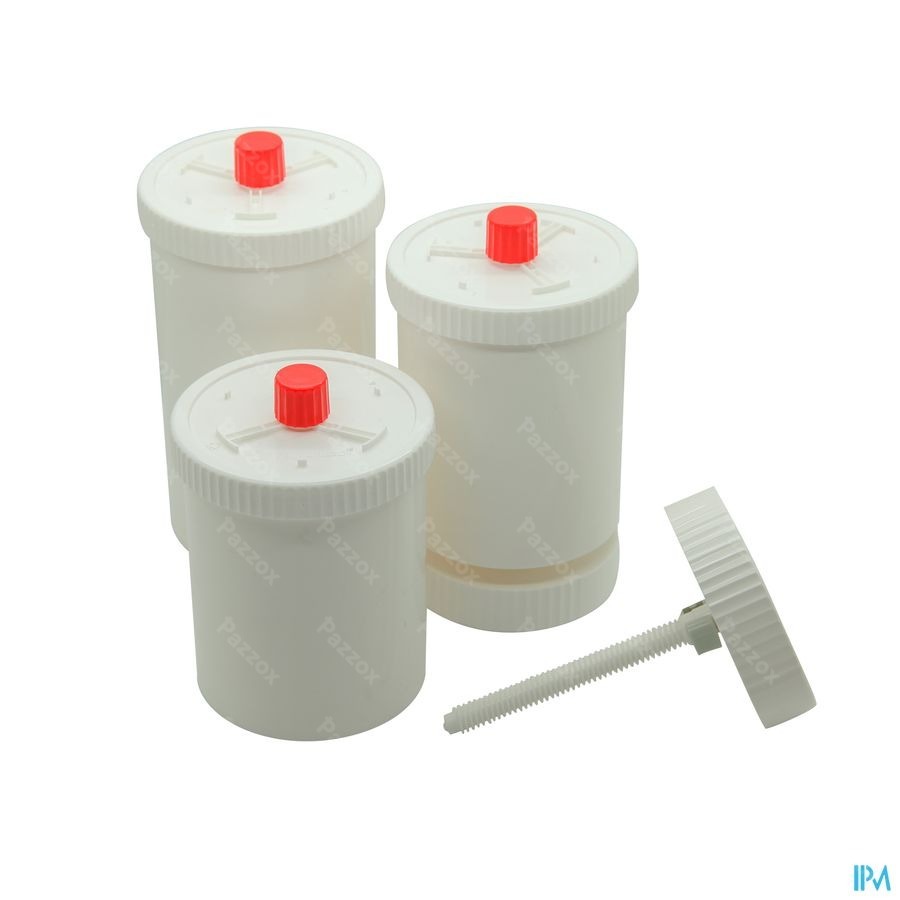 Fagronlab Unguator Pot Wit+deksel Z/vijs 4x300ml