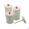 Fagronlab Unguator Pot Wit+deksel Z/vijs 4x300ml