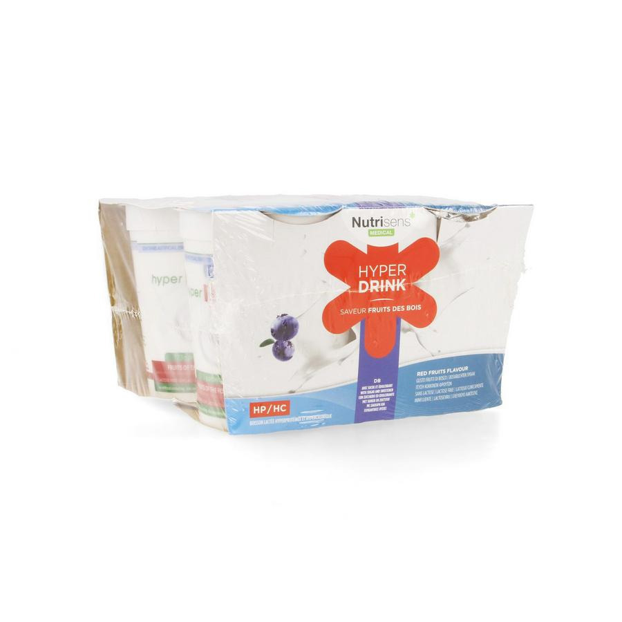 Hyperdrink Fruits Bois S/lactose Pack 4x200ml