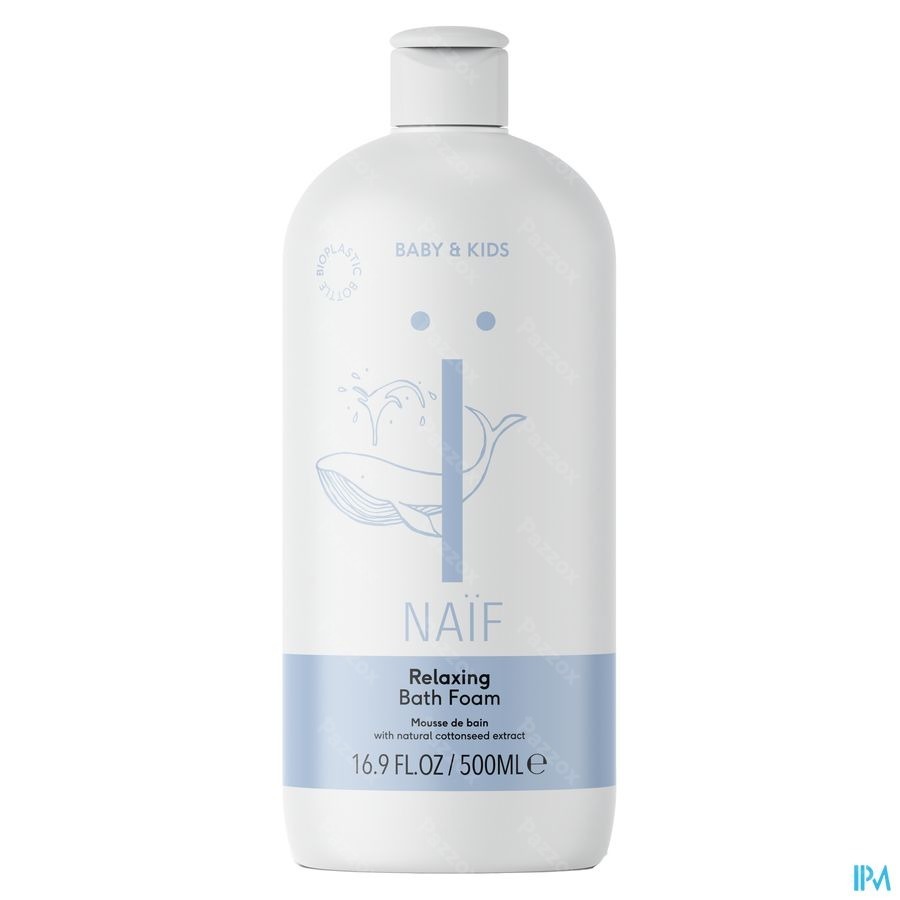 Naïf Relaxing Mousse de Bain Bébés et Enfants 500ml