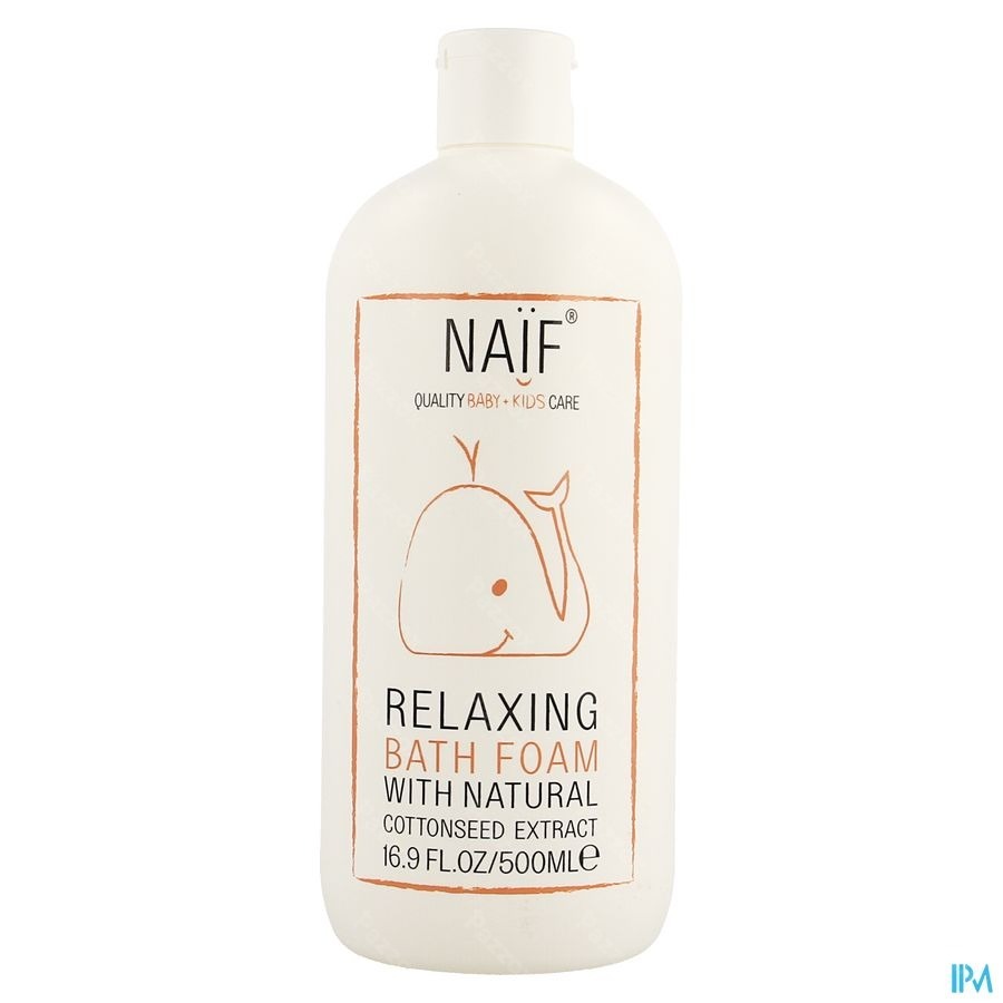 Naïf Relaxing Mousse de Bain Bébés et Enfants 500ml
