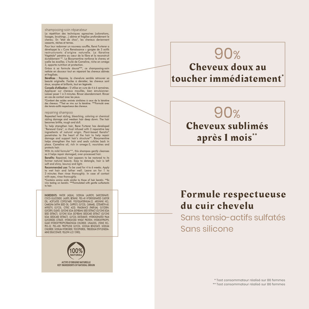 Furterer Absolue Keratine Shampooing Réparateur 50ml