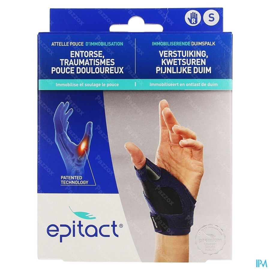 Epitact Attelle Pouce Immobilisation Droite S