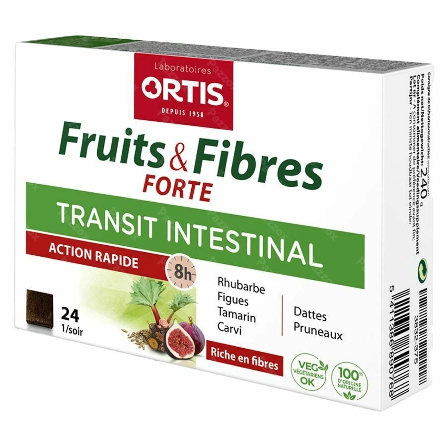 Ortis Fruits & Fibres Forte Cubes 24