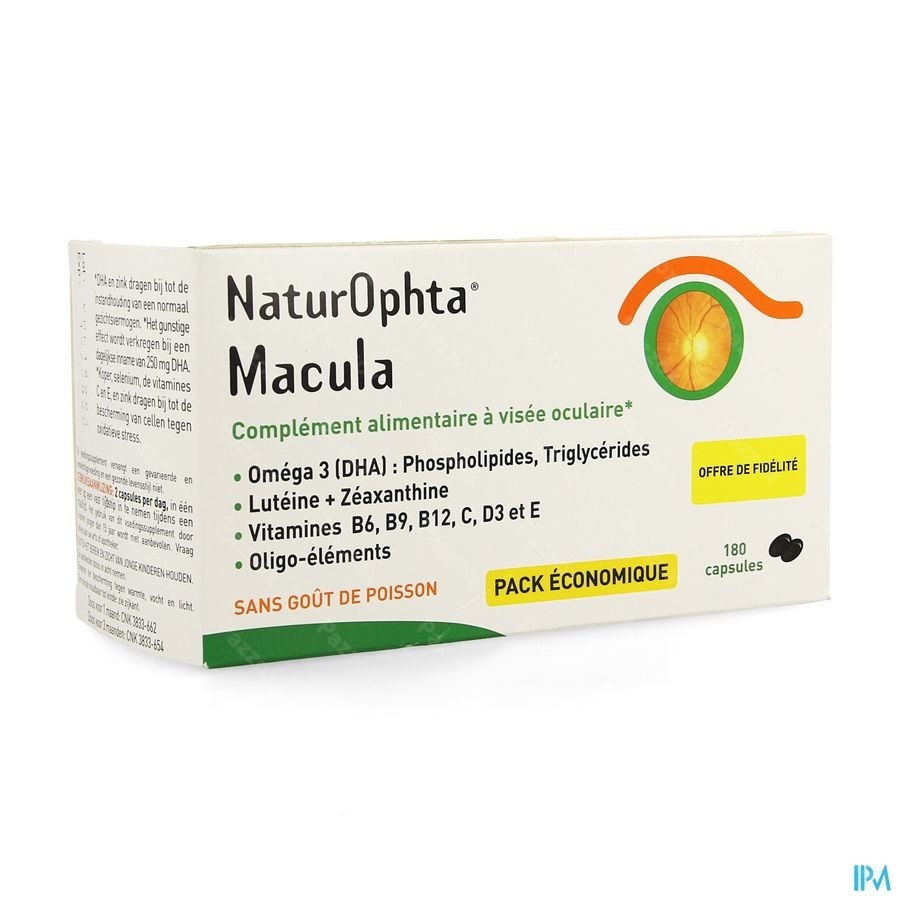 Naturophta Macula Nf Caps 180 Rempl.3550373