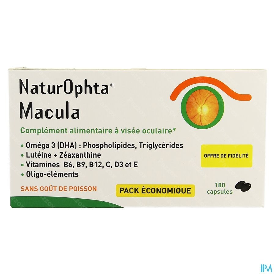 Naturophta Macula Nf Caps 180 Rempl.3550373