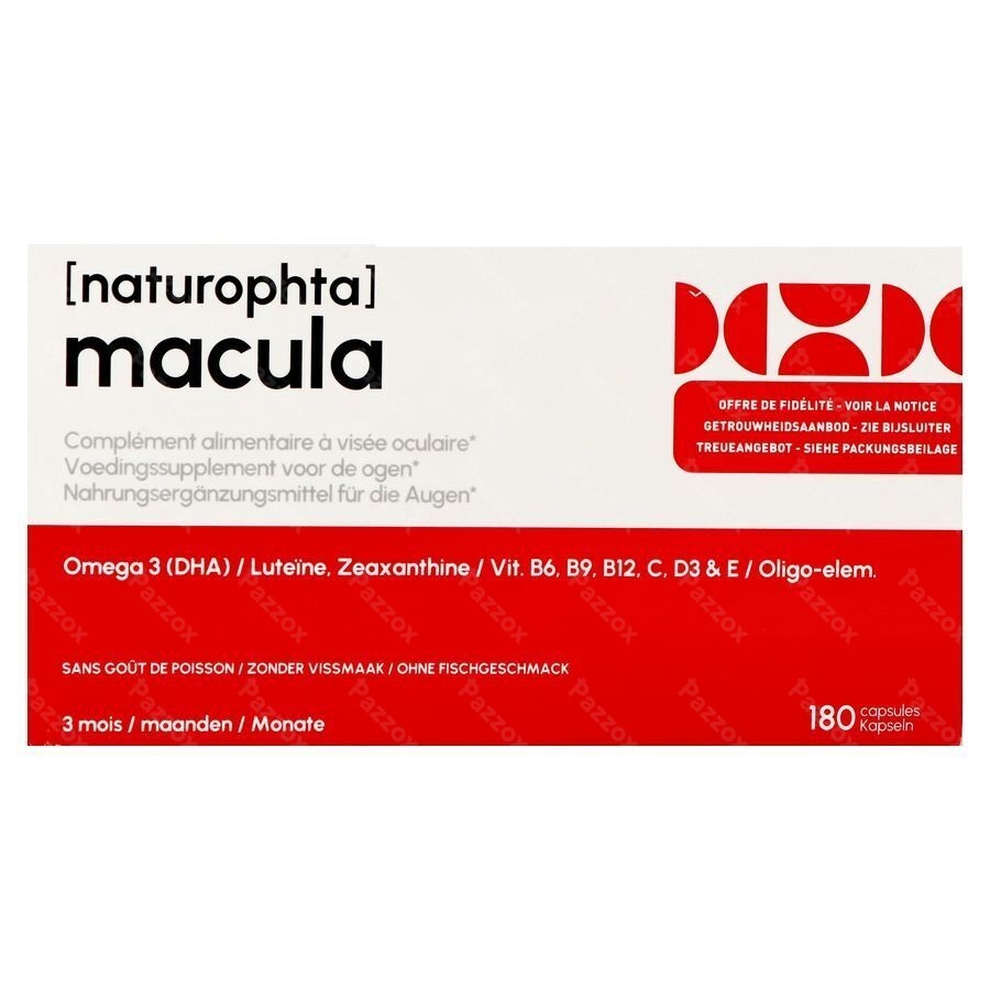 Naturophta Macula Nf Caps 180 Rempl.3550373