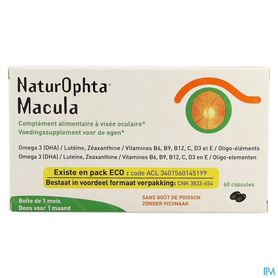 Naturophta Macula Nf Caps 60