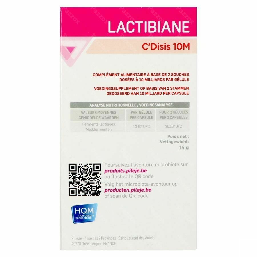 Lactibiane C Disis Caps 30