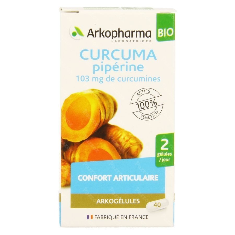 Arkogelules Curcuma Bio 40 Gelules 