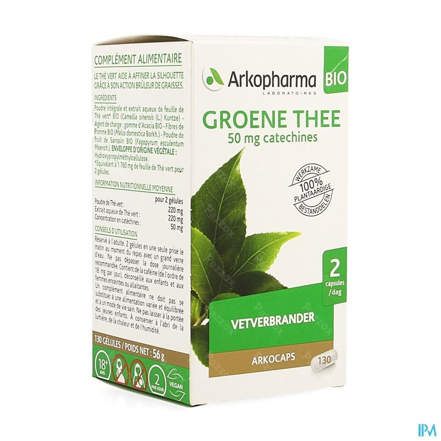 Arkocaps Groene Thee Bio Caps 130