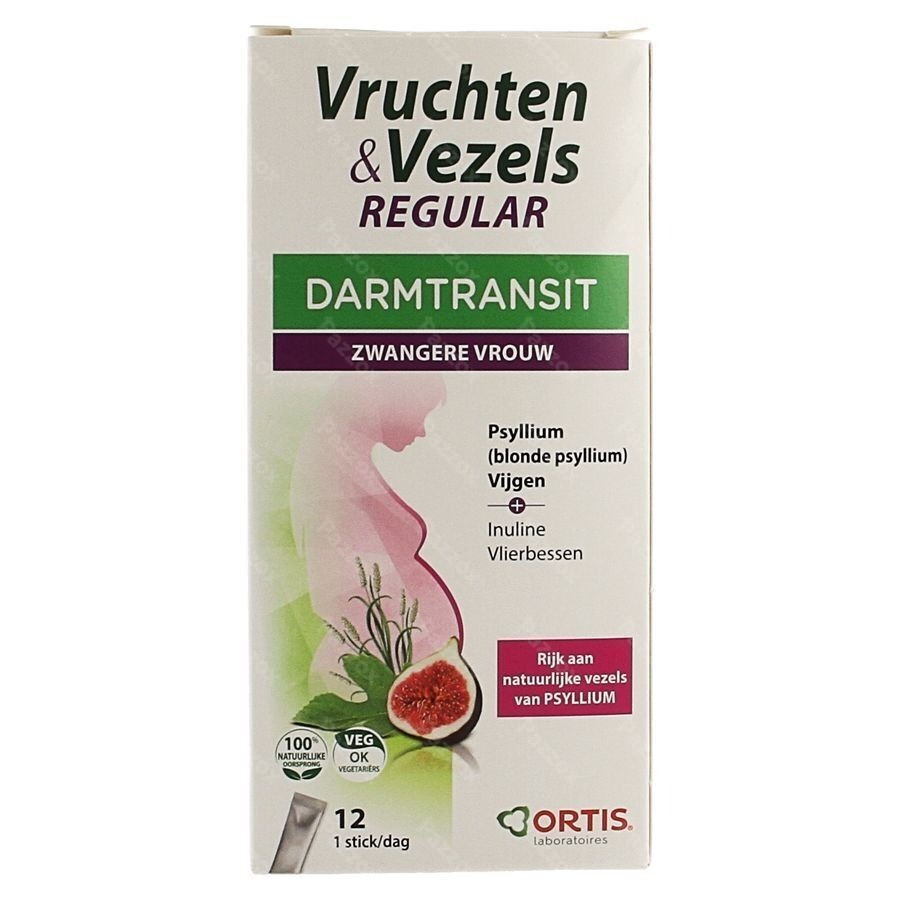Ortis Vruchten&vezels Regular Sticks 12