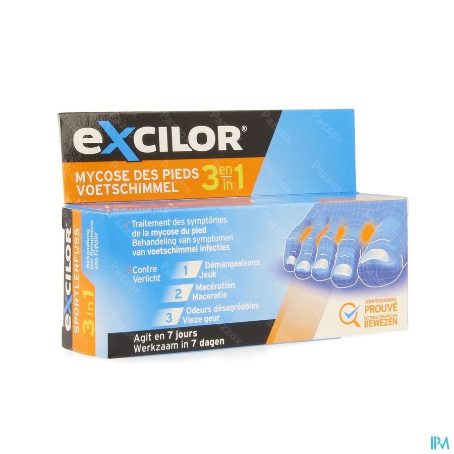 Excilor Pied Athlete Creme 15ml