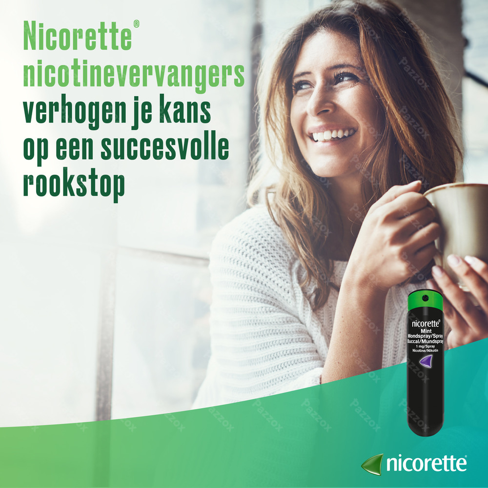 Nicorette Mint 1mg Mondspray Z/suiker 2x150