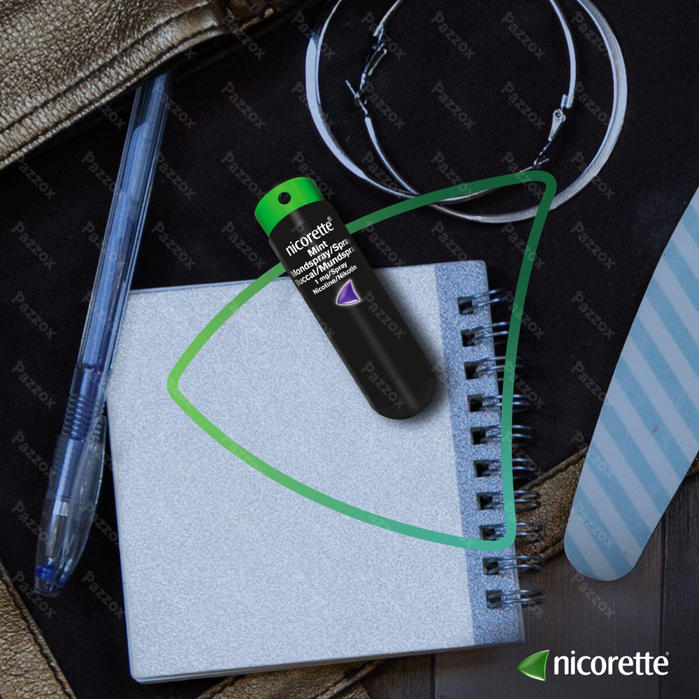 Nicorette Mint 1mg Spray Buccal S/sucre 2x150