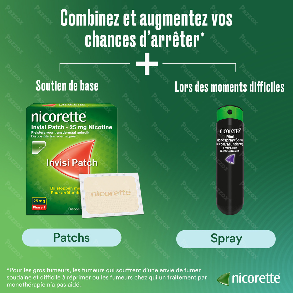 Nicorette Mint 1mg Spray Buccal S/sucre 2x150