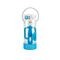 Matchstick Monkey Anneau Blue