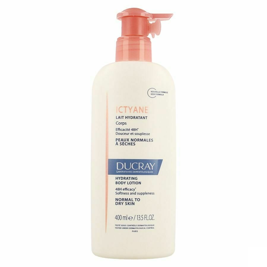 Ducray Ictyane Lait Hydratant Corps Fl.pompe 400ml