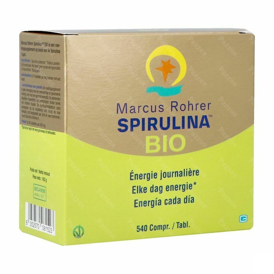 Marcus Rohrer Spiruline Comp 3x180 Bio