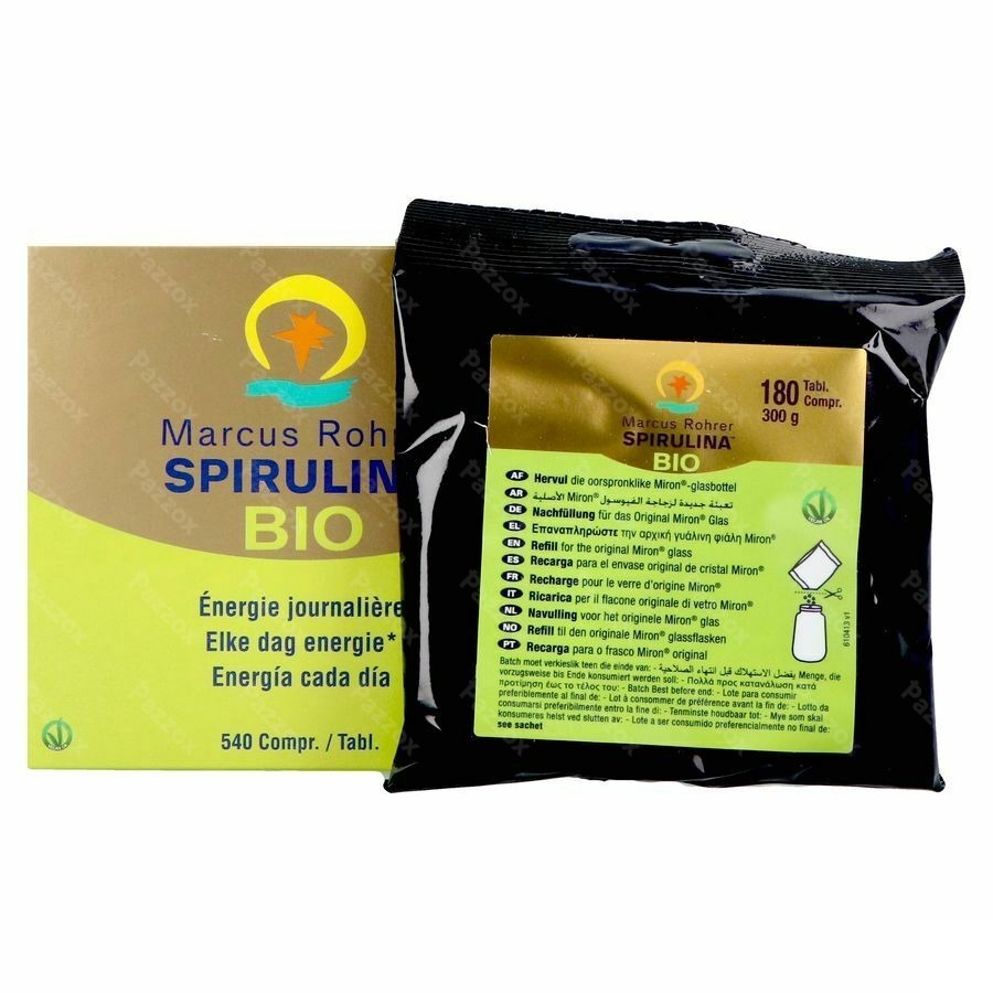 Marcus Rohrer Spiruline Comp 3x180 Bio