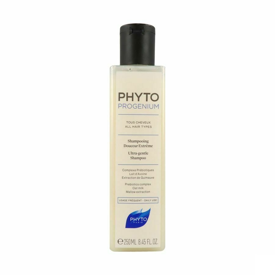 Phyto Progenium Ultra Zachte Shampoo Prebiotica Complex Alle Haartypes Dagelijks Gebruik 250ml