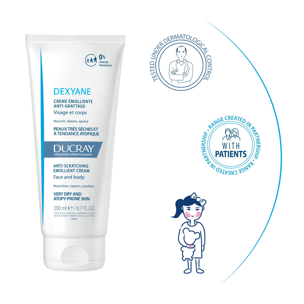 Ducray Dexyane Jeukstillende Crème 200ml Nf