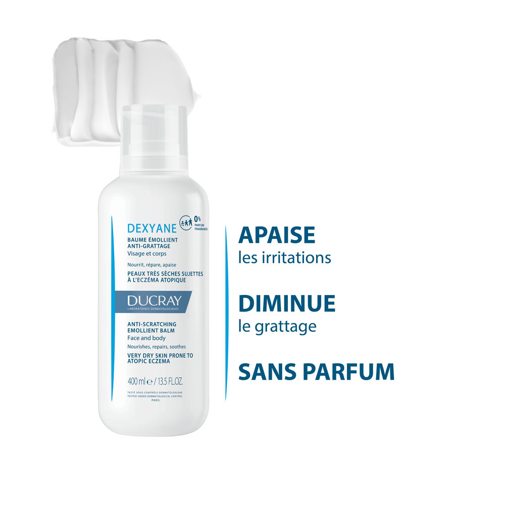 Ducray Dexyane Baume Emollient A/grattage 400ml