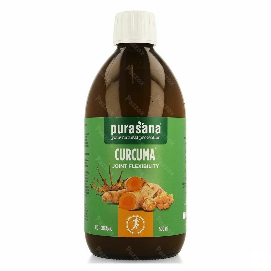 Purasana Vegan Curcuma Forte Soepele Gewr. 500ml
