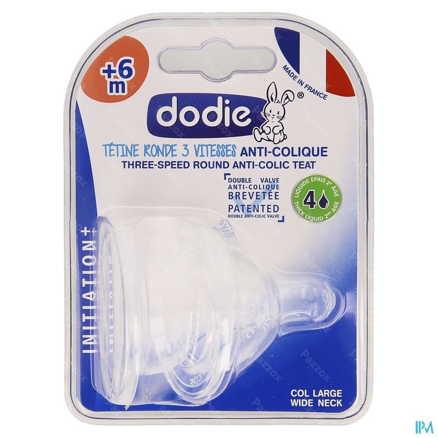Dodie Tetine Iniiation+ 3 Vitesses Debit 4 2