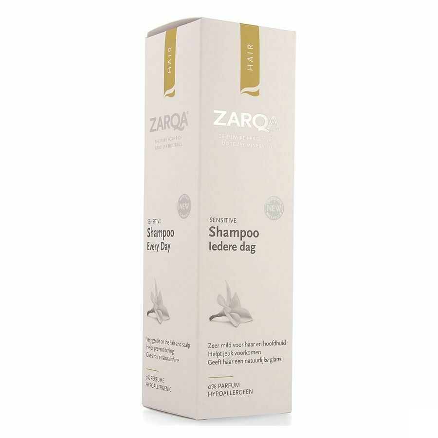 Zarqa Hypoallergene Shampoo Dagelijks Gebruik Gevoelige Hoofdhuid Zonder Parfum 200ml