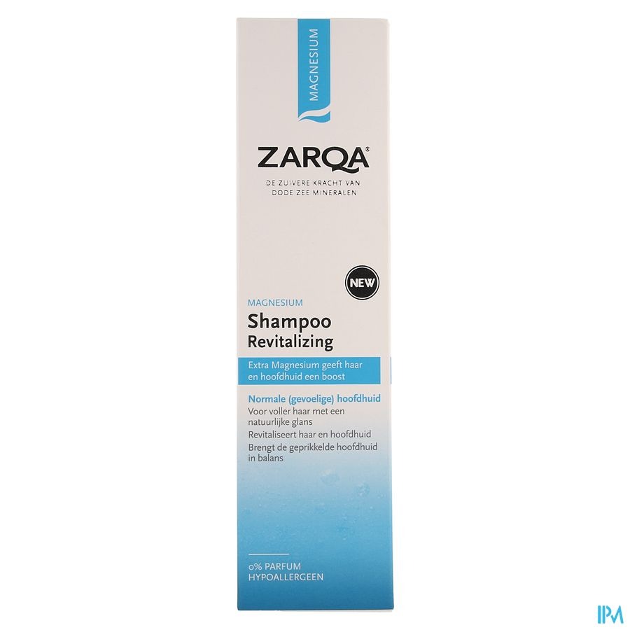 Zarqa Revitaliserende Magnesium Shampoo Met Zeemineralen Gevoelige Hoofdhuid 200ml