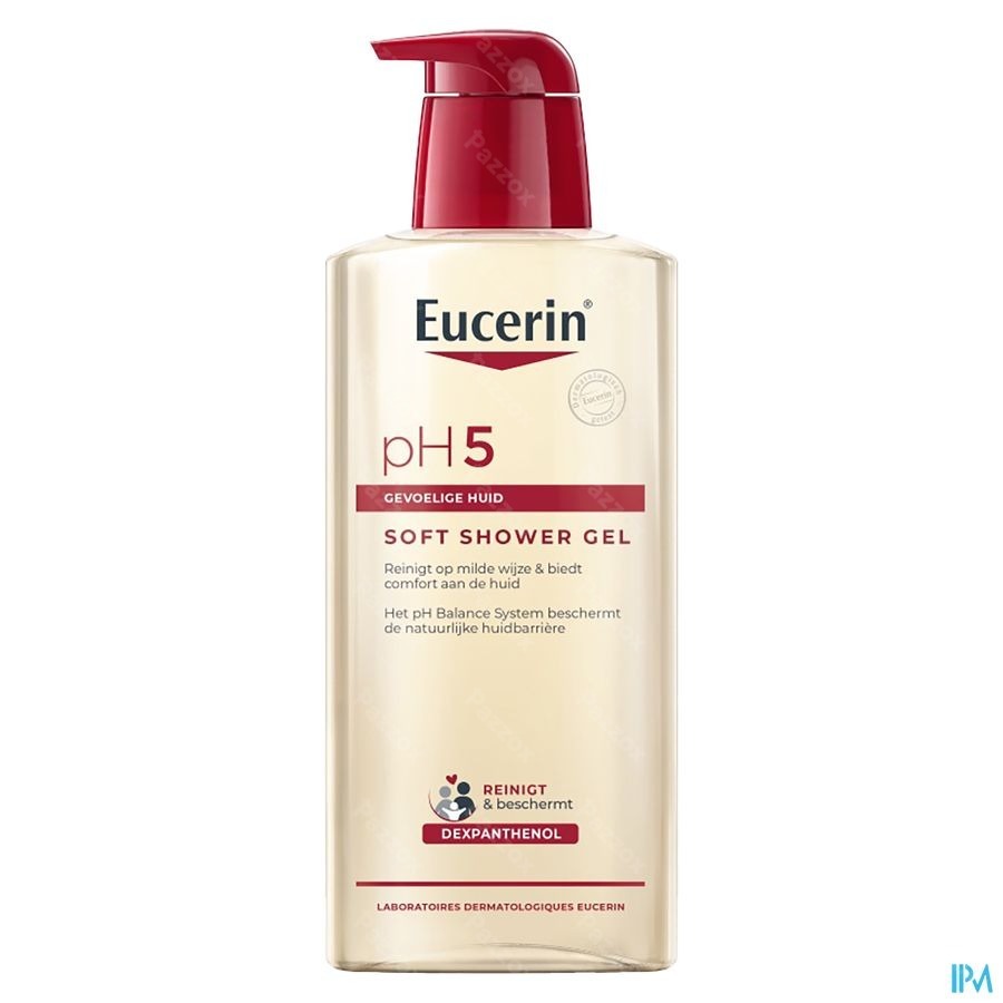 Eucerin pH5 Soft Showergel Droge en Gevoelige Huid Pompfles 400ml