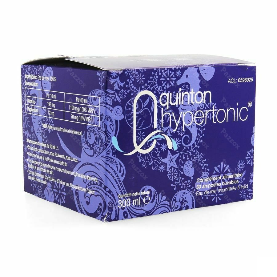 Be-Life Quinton Hypertonic 30 Ampulles