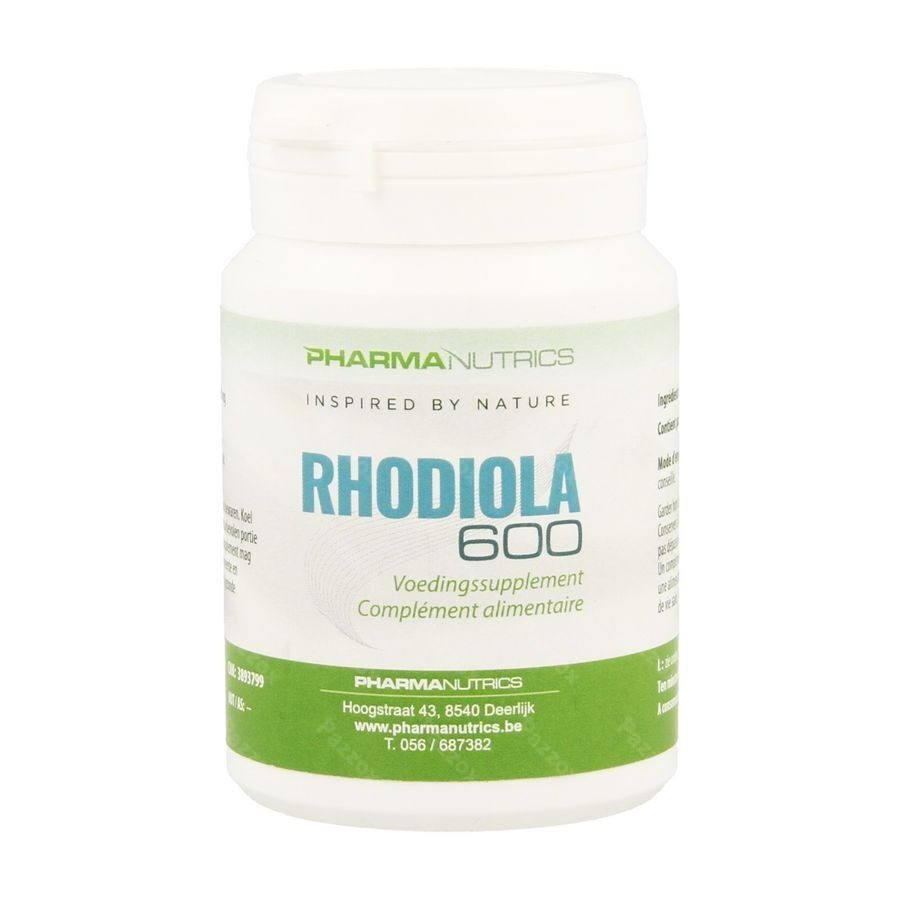 Rhodiola 600mg V-caps 60 Pharmanutrics
