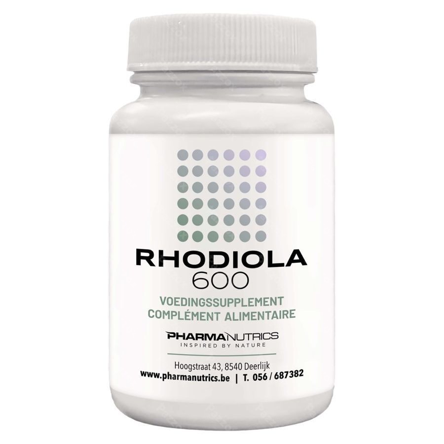 Rhodiola 600mg V-caps 60 Pharmanutrics