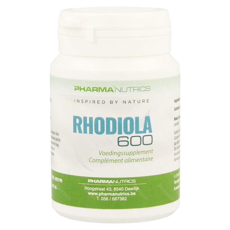 Rhodiola 600mg V-caps 60 Pharmanutrics