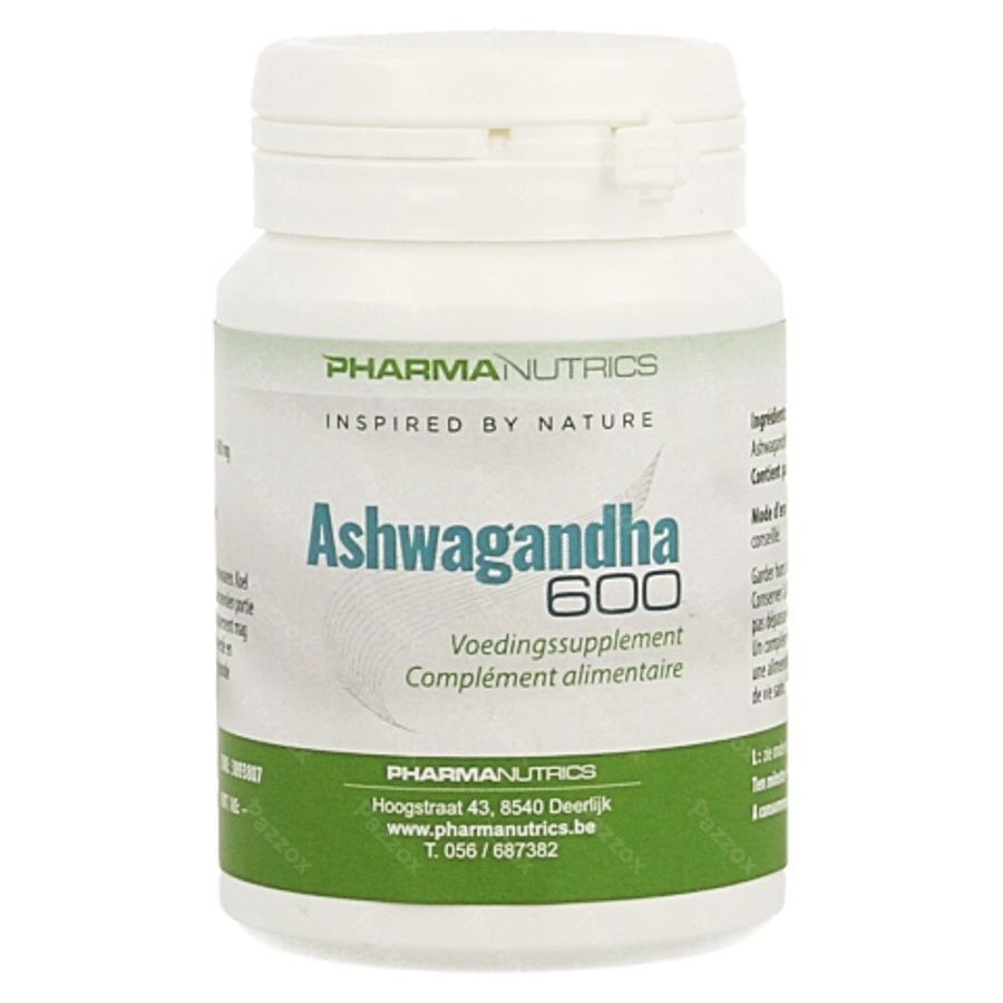 Ashwagandha 600mg V-caps 60 Pharmanutrics