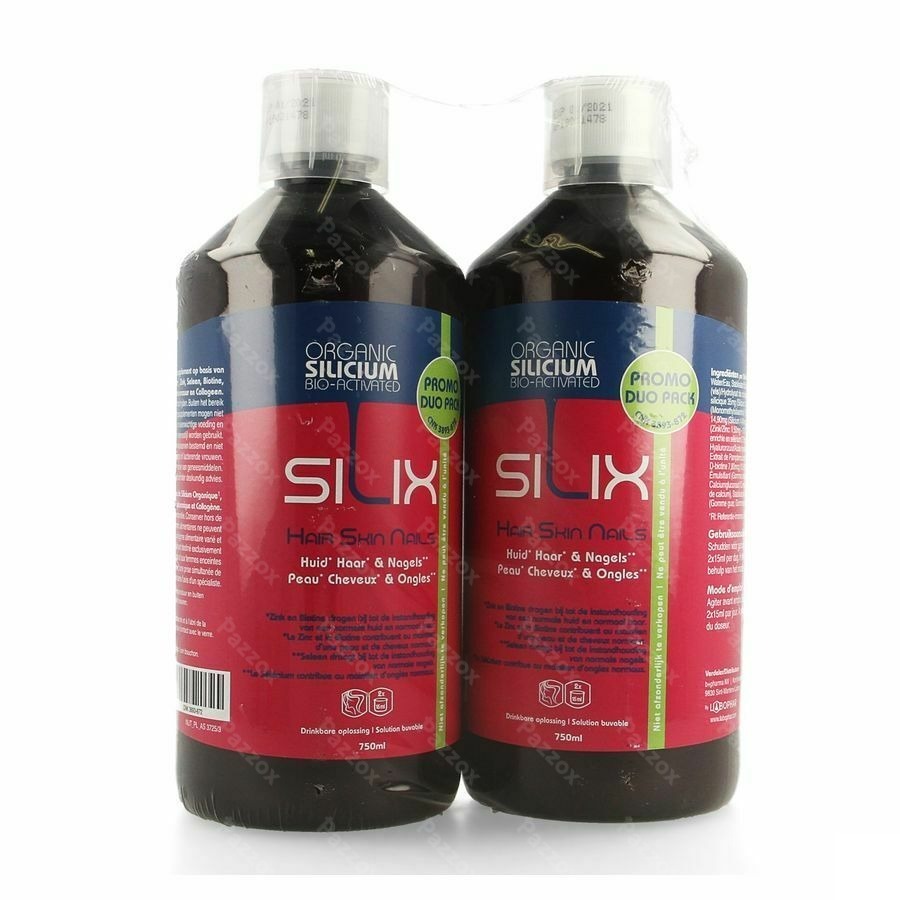 Silix Hair Skin Nails Duo Pack 2x750ml