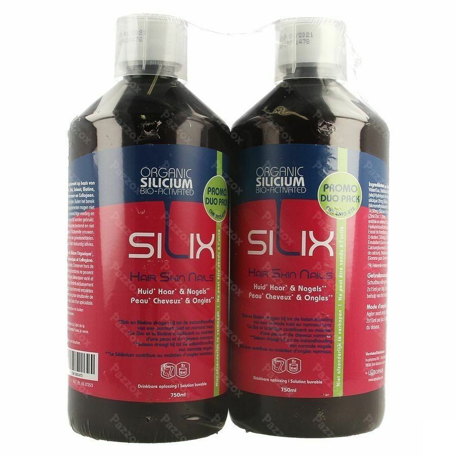 Silix Hair Skin Nails Duo Pack 2x750ml