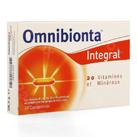 Omnibionta Integral Vitamine 30 Comprimés