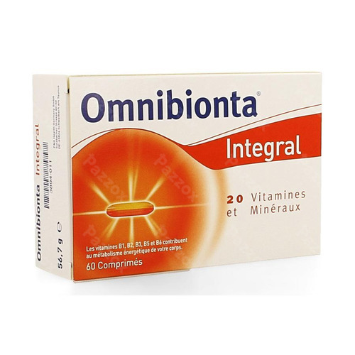 Omnibionta Integral Vitamine 60 Comprimés
