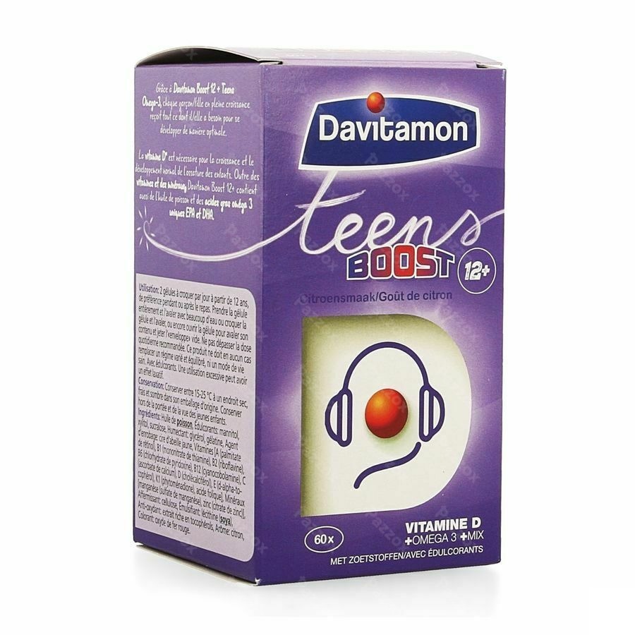 Davitamon Boost Teens Omega-3 Caps 60