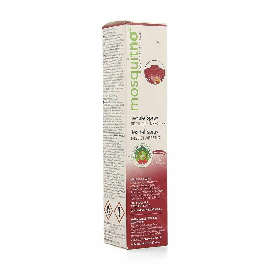 Mosquitno Spray Repulsif Textile Citriodiol 50ml