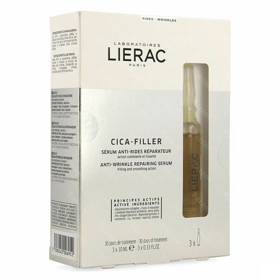 Lierac Cica Filler Serum A/rides Repar. Amp 3x10ml